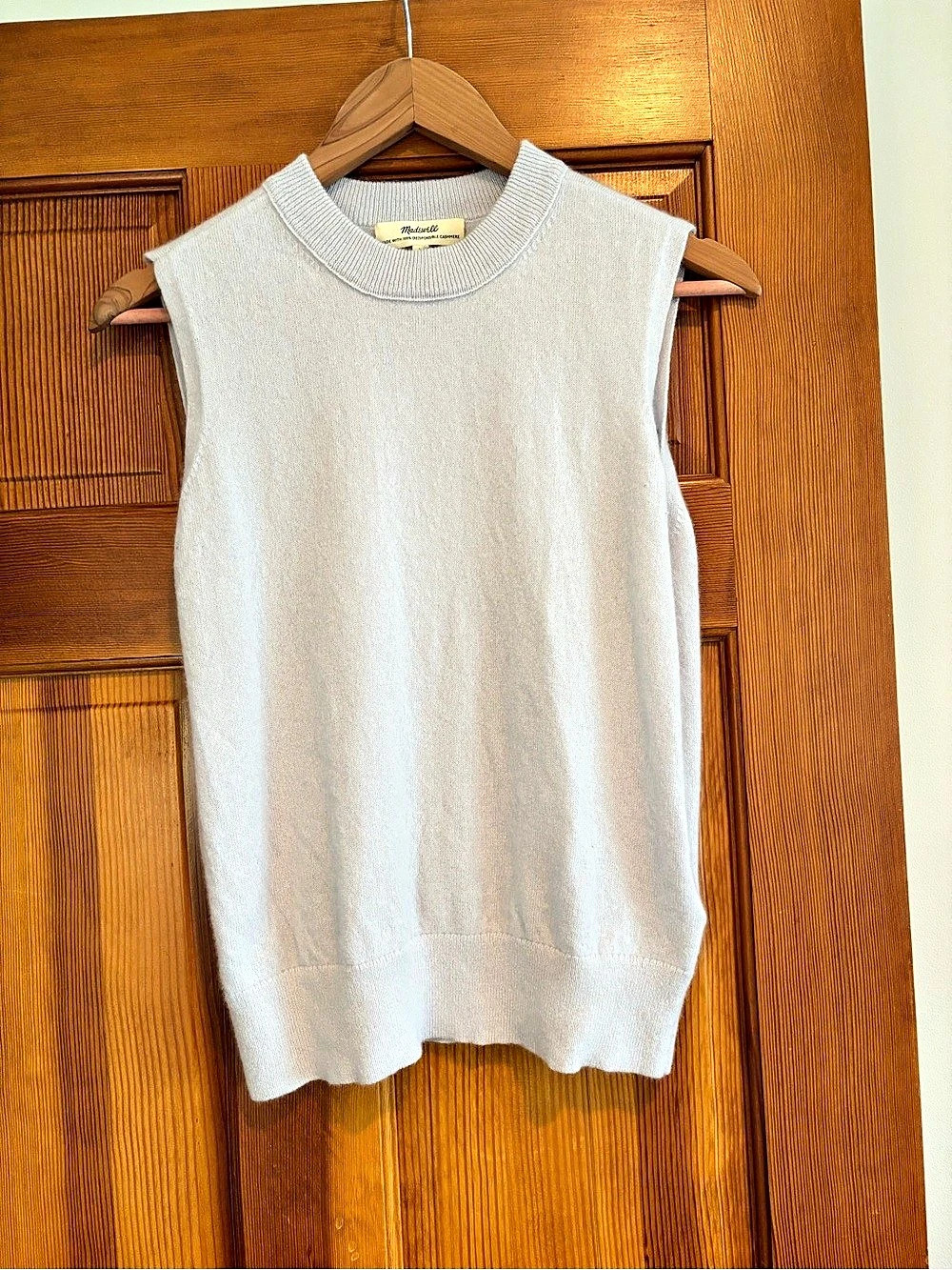 Madewell (Re)sponsible Cashmere Crewneck Sweater Vest ( Medium